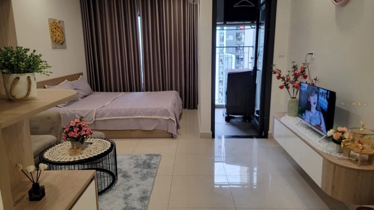 Căn hộ Studio S203 Vinhomes Smart City 28m² giá 2.799 tỷ - Sẵn sổ đỏ, full đồ nội thất đẹp!