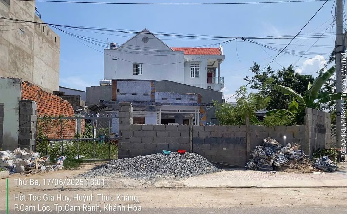 Đất lô góc 2 mặt tiền tại Cam Lộc, Cam Ranh, Khánh Hòa - Diện tích 281.4m², vị trí kinh doanh lý tưởng!