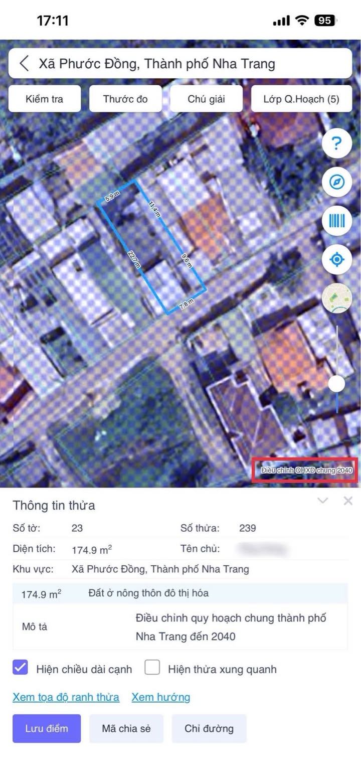 Đất mặt tiền đường La Văn Cầu - Phước Đồng, Nha Trang 174.9m² giá 4.6 tỷ - Sổ hồng lâu dài!