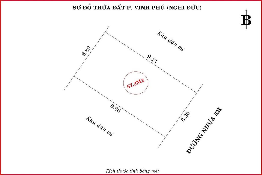 Đất Nghi Đức Vinh 57m² giá 1.7 tỷ - Khu vực dân trí cao, gần Đại học Y!