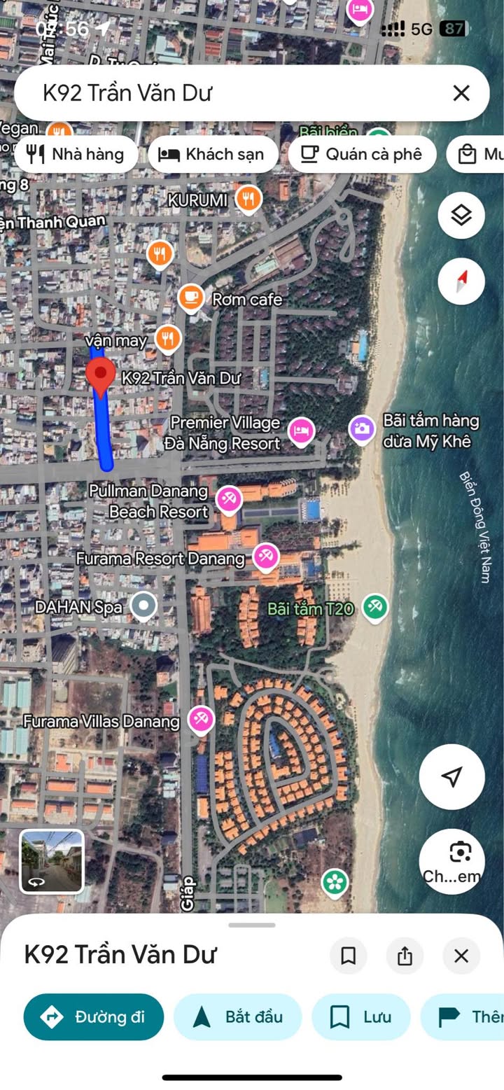 Nhà riêng Trần Văn Dư Đà Nẵng 117m² giá 8 tỷ - Sát biển Mỹ Khê, Vị trí đắc địa!