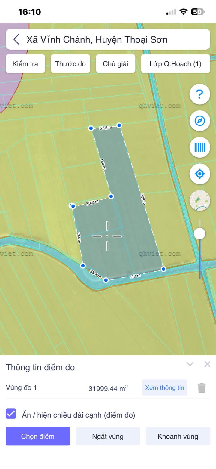 Đất lúa 32.000m² Vĩnh Chánh, Thoại Sơn - Giá chỉ 5.12 tỷ, đầu tư ngay!