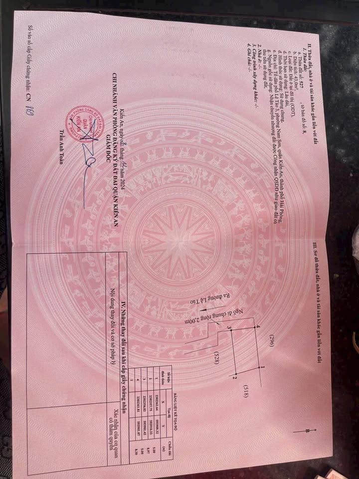 Đất nền Kiến An - Lệ Tảo 43m² giá chỉ 950 triệu - Cơ hội đầu tư không thể bỏ lỡ!