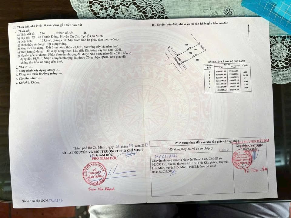 Đất thổ cư 108m² tại Ấp 2, xã Tân Thạnh Đông, Củ Chi - Giá chỉ 1.95 tỷ!