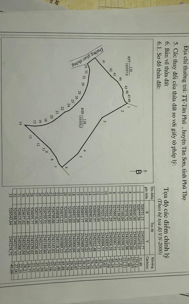 Đất rừng sản xuất 15.000m² tại Đồi Tơ, Tân Phú, Phú Thọ - Giá chỉ 1.395 tỷ!