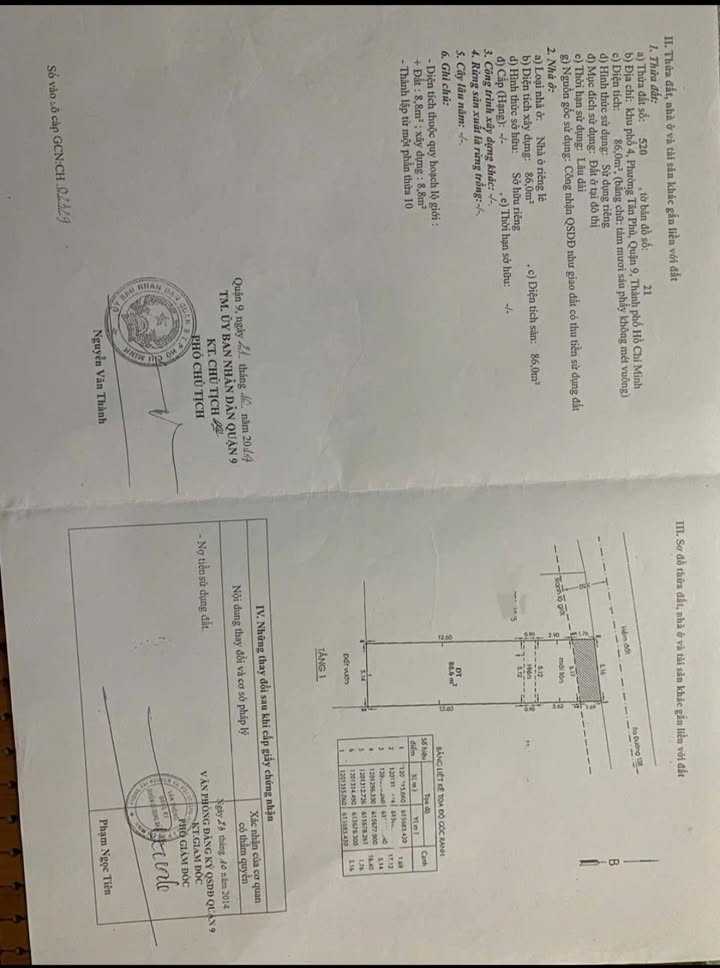 Nhà cấp 4 phường Tân Phú quận Thủ Đức 86m² giá 5.5 tỷ - Sổ hồng chính chủ