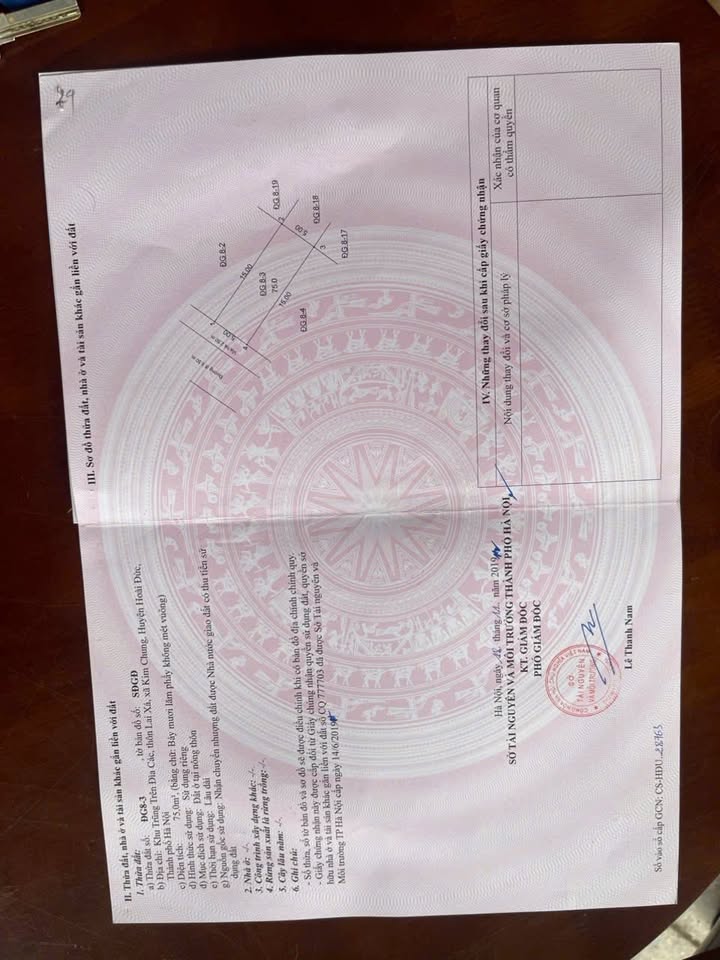 Đất nền Kim Chung Hoài Đức 75m² - Ô tô tránh, giá đầu tư hấp dẫn!