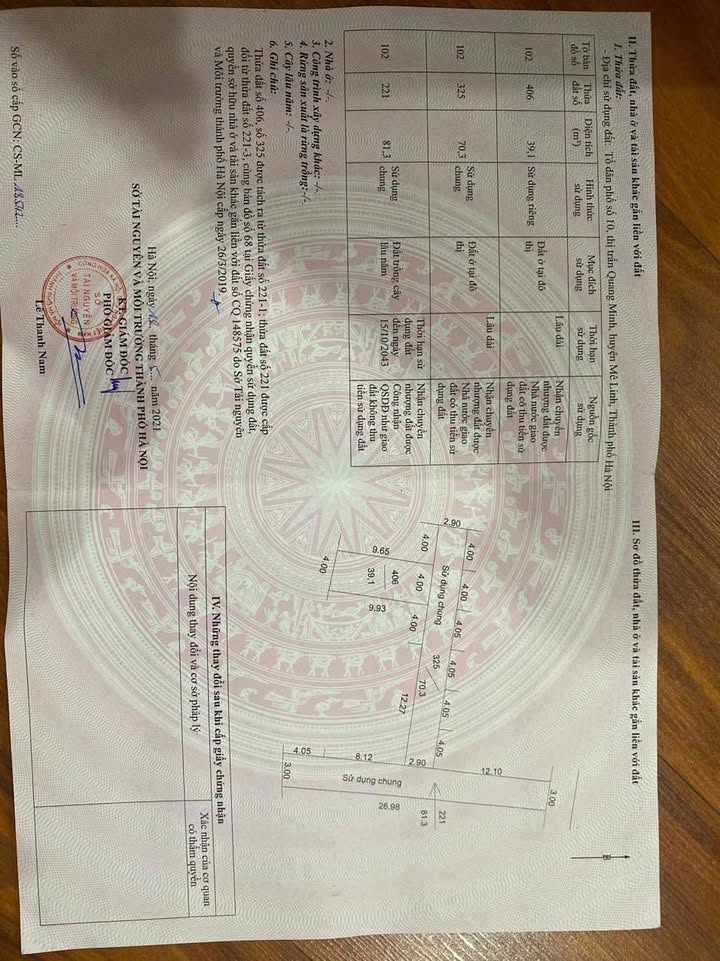 Đất nền 40m² tại xã Quang Minh, Mê Linh, Hà Nội - Giá chỉ 2 tỷ, đường ô tô vào tận nơi!