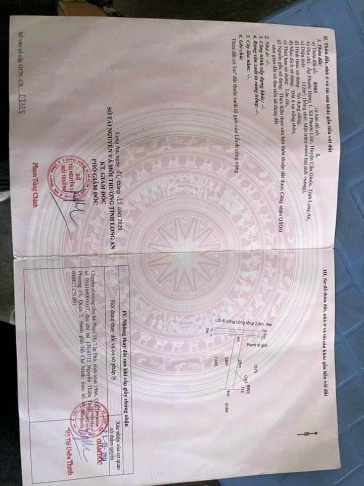 Đất thổ cư 112m² Phước Lâm, Cần Giuộc giá 750 triệu - Cơ hội đầu tư hấp dẫn!