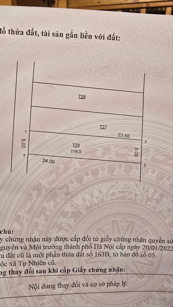 Đất Xóm 3, Xã Tự Nhiên 119m² - Chính chủ bán, giá cực tốt!