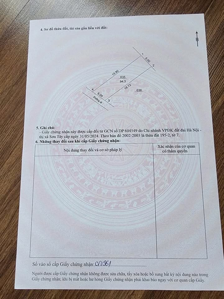 Đất thổ cư 94m² Tùng Thiện, Hà Nội - Giá chỉ 2 tỷ, vị trí đắc địa!