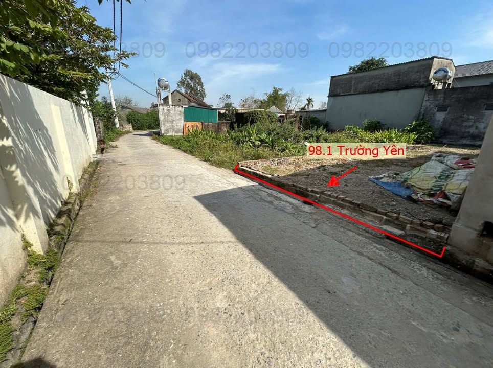 Đất thổ cư 98.1m² tại Trường Yên, Chương Mỹ chỉ 2 tỷ - Tiềm năng đầu tư tốt!