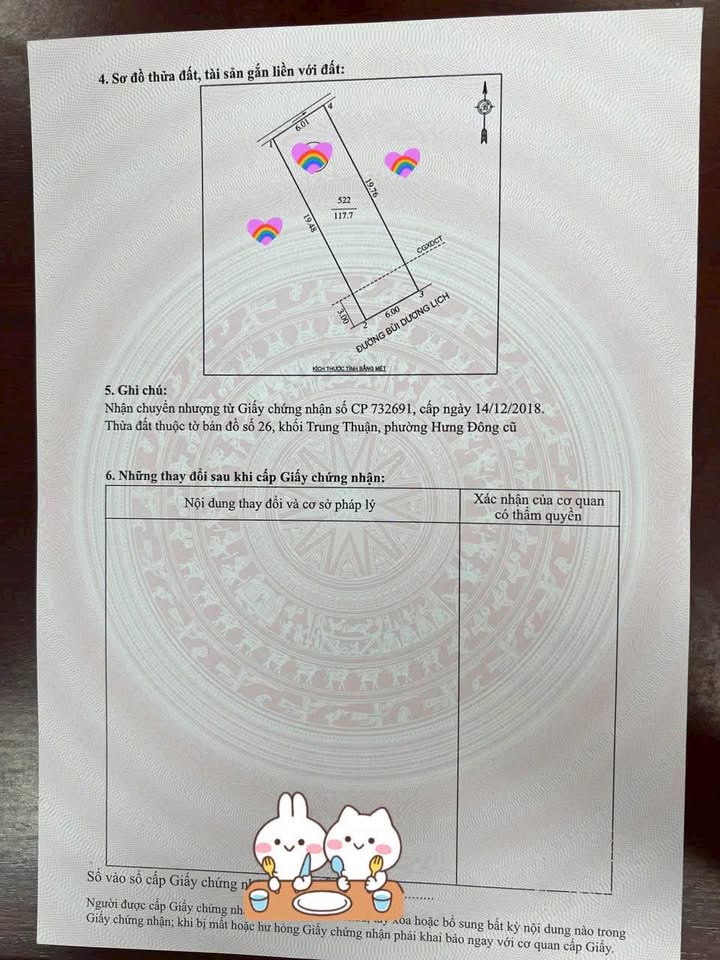 Bán đất mặt đường Bùi Dương Lịch 117.7m² giá 6 tỷ - Đối diện bệnh viện Thái Thượng Hoàng!
