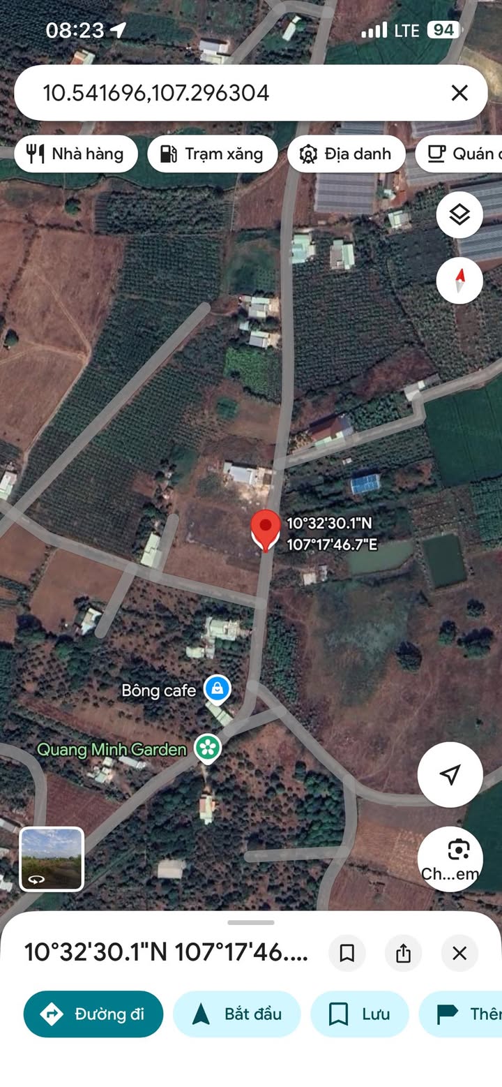 Đất nền Đất Đỏ Bà Rịa - Vũng Tàu 159m² giá 699 triệu - Mặt tiền đường nhựa rộng rãi!