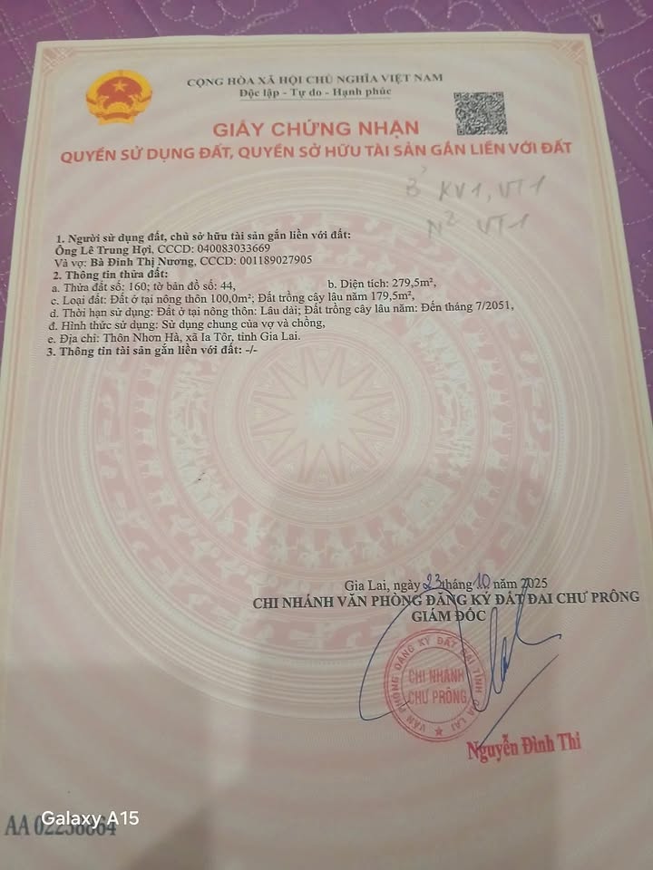 Đất nền 280m² tại xã Ia Tôr, Gia Lai - Khu dân cư sầm uất, đầu tư sinh lời!