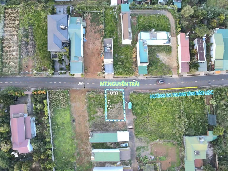 Nhà mặt tiền đường Nguyễn Trãi, Bảo Lộc 126m² giá 2 tỷ - Đầu tư sinh lời ngay!