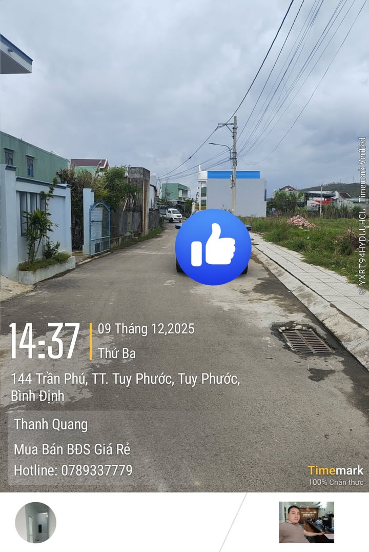 Đất nền khu phố Mỹ Điền, Tuy Phước 175m² giá chỉ 1.5 tỷ - Cơ hội đầu tư tốt!