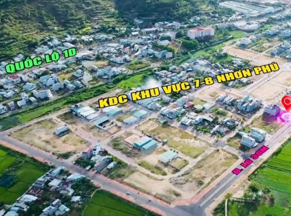 Đất đẹp Nhơn Phú, Quy Nhơn 76m² giá 2 tỷ - Sổ hồng chính chủ, không ngập nước!