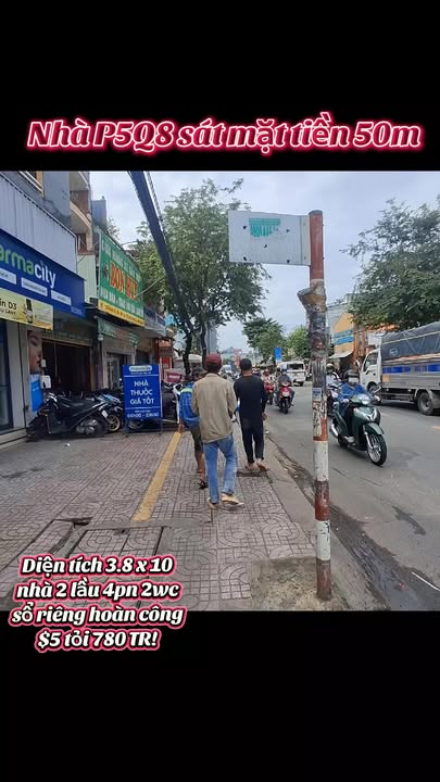 Nhà bán Phường 5, Quận 8, 38m² giá 5.78 tỷ - Sổ hồng riêng hoàn công!