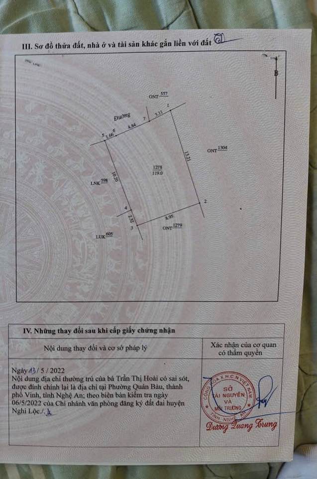 Đất nền Nghi Phong 119m² giá 2 tỷ - Cơ hội đầu tư tuyệt vời!