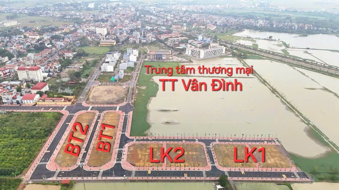 Đất thổ cư Vân Đình 107.3m² giá tốt - Sổ đỏ chính chủ, vị trí đắc địa!