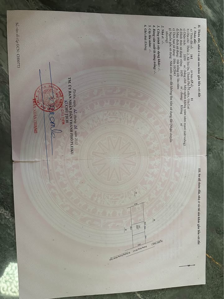 Đất nền Trà Đa Pleiku 1050m² giá 3 tỷ - Đầu tư sinh lời vượt trội!