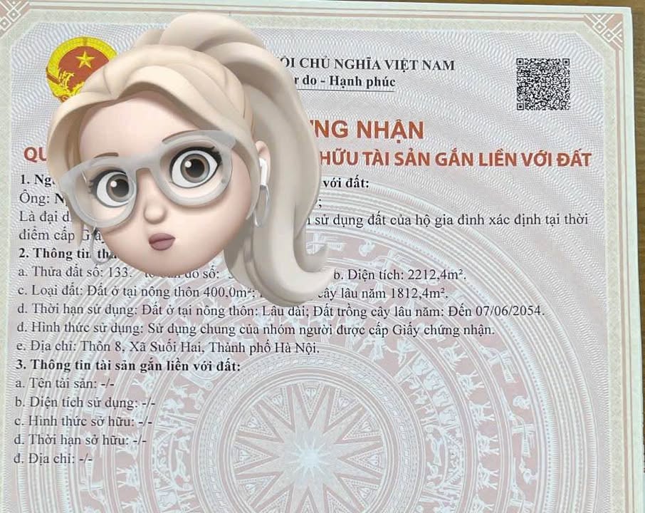 Đất nghỉ dưỡng Ba Trại Ba Vì 2212m² giá 6.636 tỷ - Đầu tư sinh lời cao!