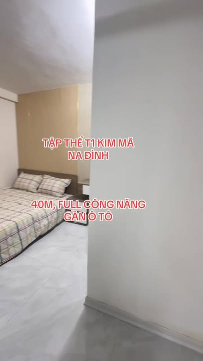 Căn hộ tầng 1 Kim Mã, Ba Đình 40m² giá chỉ 3.X tỷ - Sổ đỏ chính chủ, thương lượng ngay!