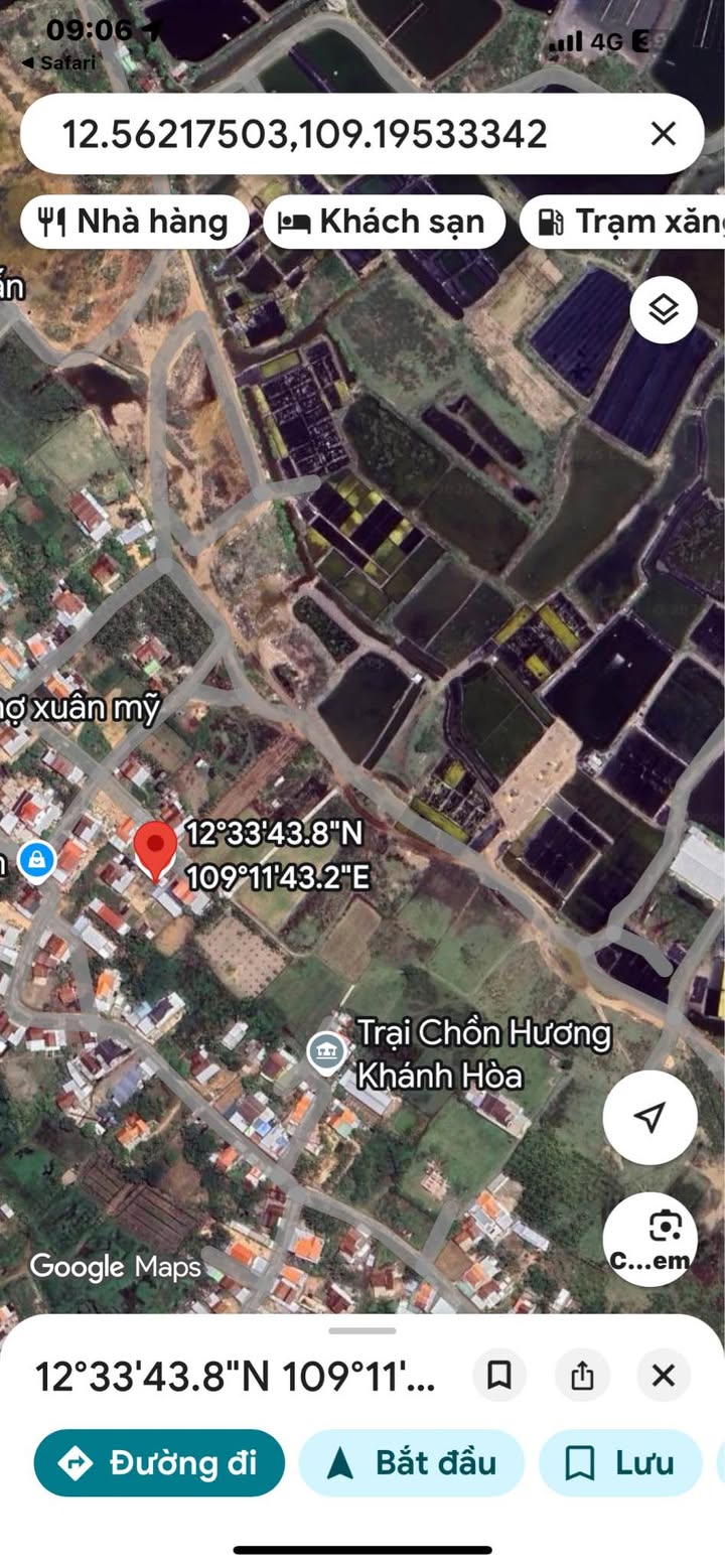 Đất thổ cư Ninh Thọ, Ninh Hòa 127m² giá 650 triệu - Khu dân cư đông đúc!