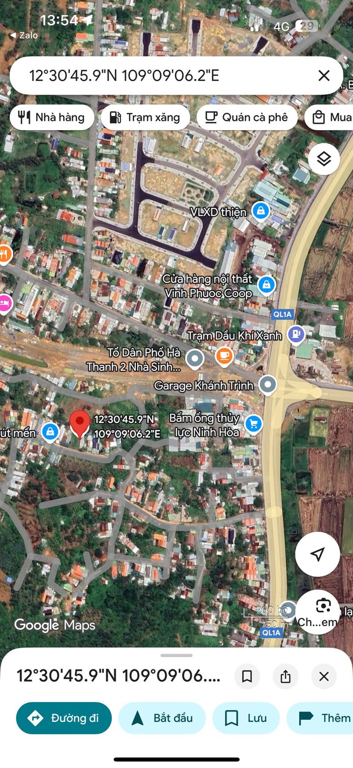 Đất thổ cư Ninh Đa, Ninh Hòa 291m² giá 1,5 tỷ - Đường bê tông, dân cư đông đúc!