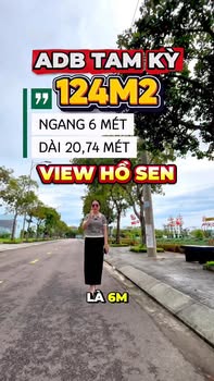 Đất nền Tam Kỳ 126m² giá 2 tỷ - VIEW hồ Sen cực hiếm!