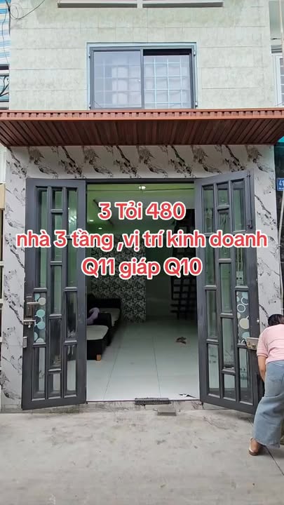 Nhà 3 tầng kinh doanh đường Bình Thới, quận 11 - Chỉ 3.48 tỷ!