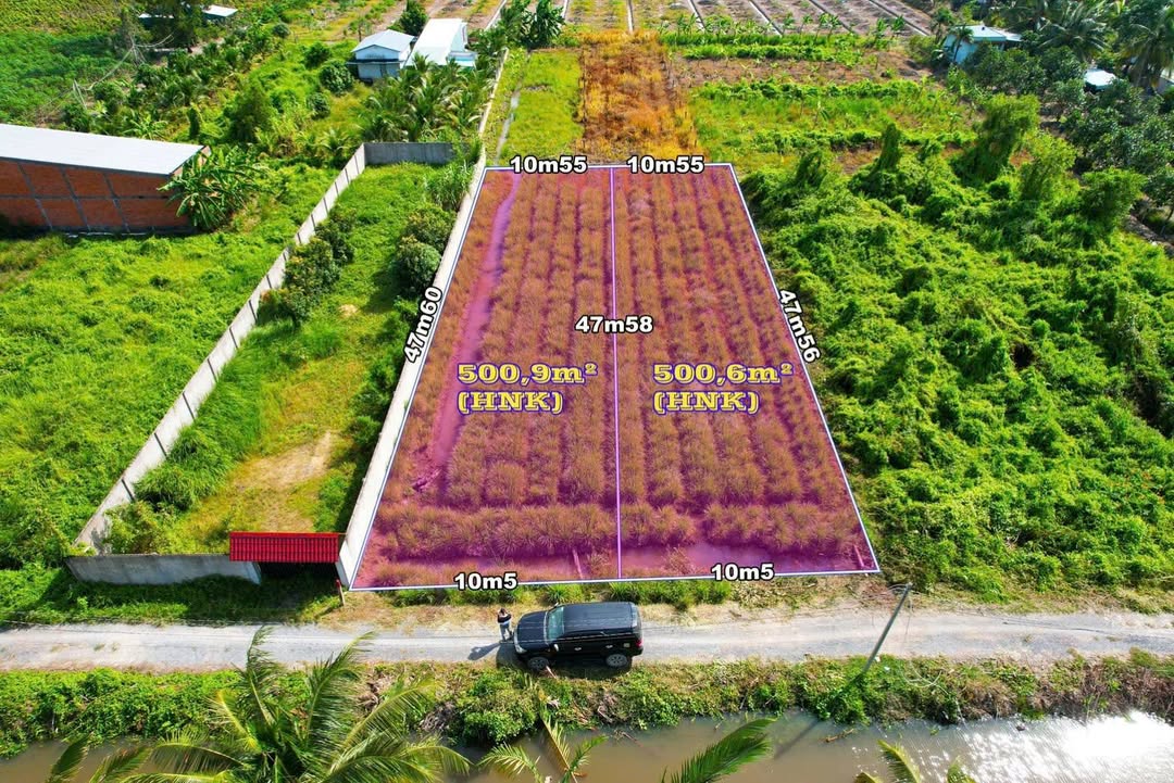 Đất vườn 500m² xã Bình Đức, Bến Lức - Giá 590 triệu, đầu tư sinh lời!