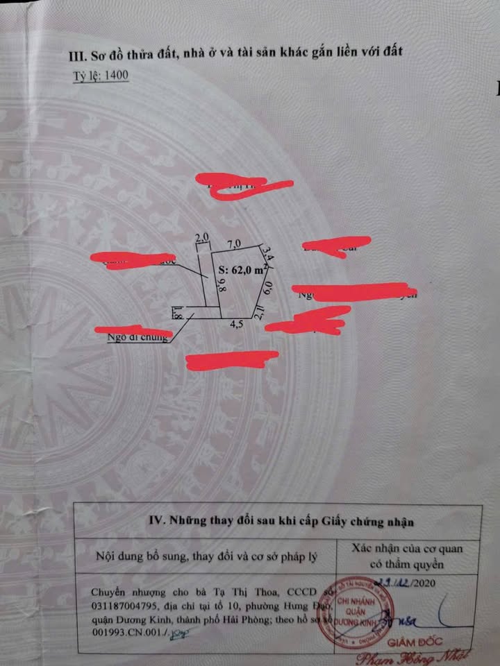 Nhà cấp 4 62m² phường Anh Dũng giá 1 tỷ - Đầu tư sinh lời ngay!