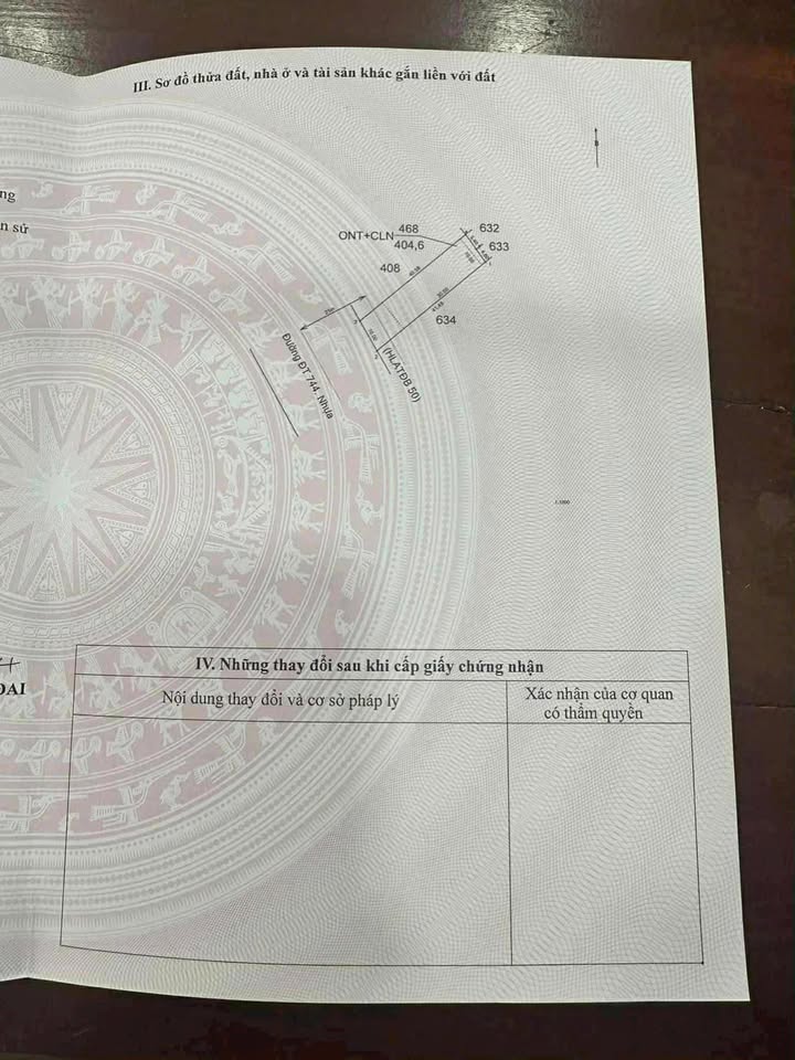 Đất mặt tiền ĐT744, xã Thanh Tuyền, huyện Dầu Tiếng, 400m² giá 3.4 tỷ - Kinh doanh thuận lợi ngay trường học!