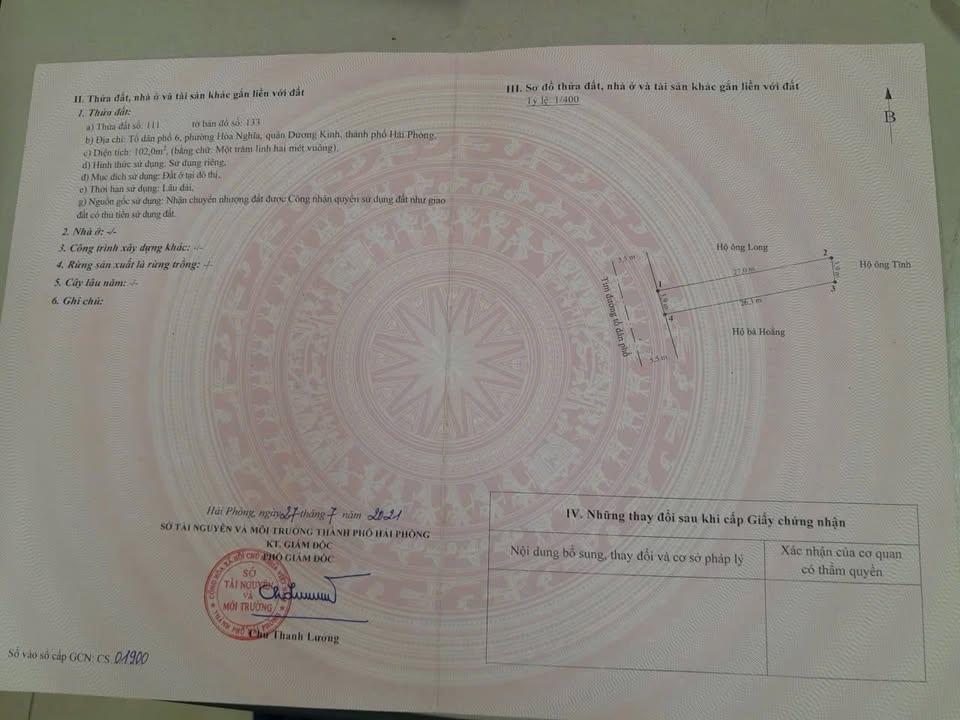 Đất nền mặt đường Hoà Nghĩa, Dương Kinh, Hải Phòng 102m² - Cơ hội đầu tư sinh lời!