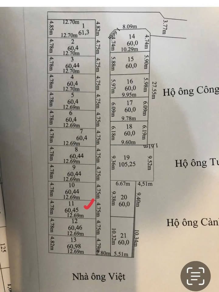 Đất thổ cư Thủy Nguyên 60m² giá thỏa thuận - Chính chủ cần bán gấp!