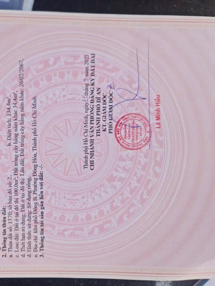 Đất nền mặt tiền Phan Đình Giót, Dĩ An 134m² giá 6.03 tỷ - Đầu tư sinh lời cao!