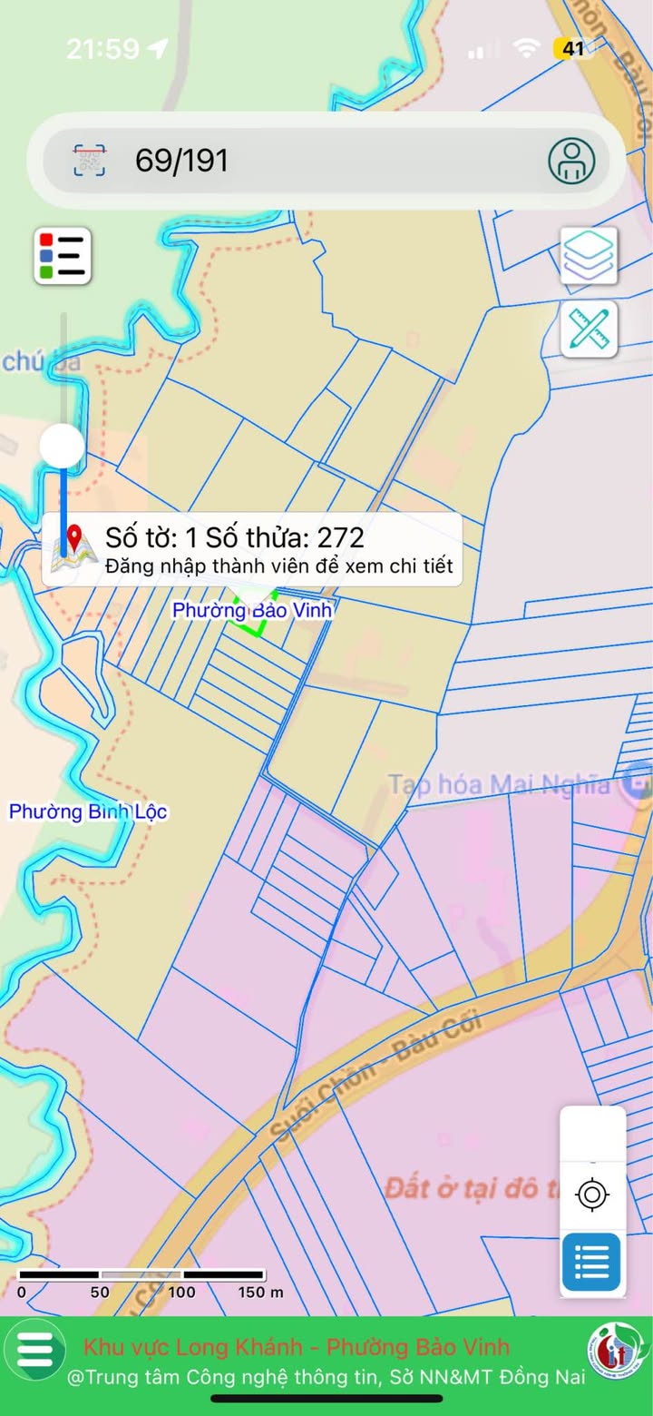 Đất nền 500m² phường Bảo Vinh, Long Khánh - Sổ đỏ chính chủ, giá 2 tỷ!