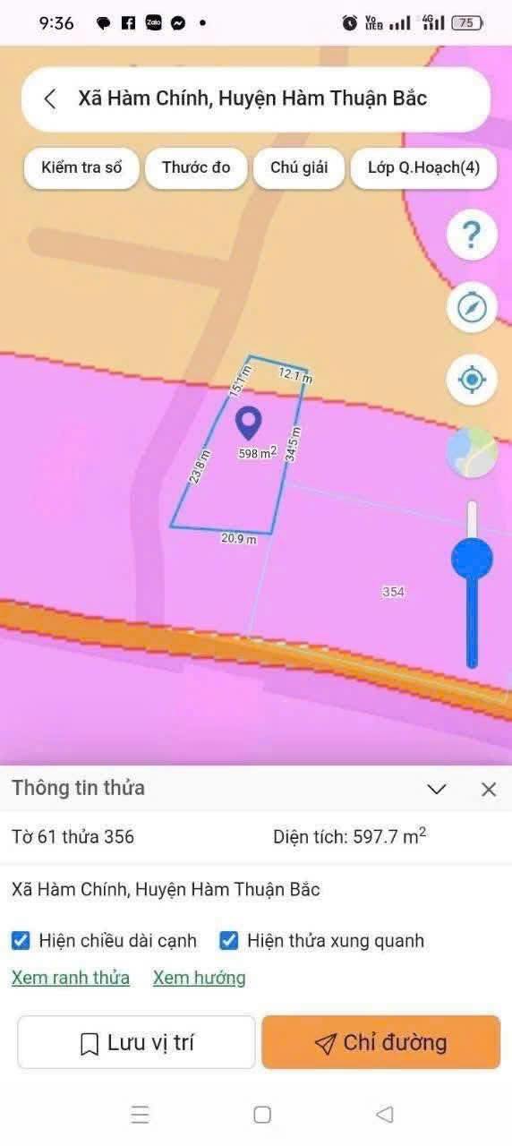 Đất thổ cư 600m² Hàm Chính, Hàm Thuận Bắc giá 620 triệu - Cơ hội đầu tư hấp dẫn!