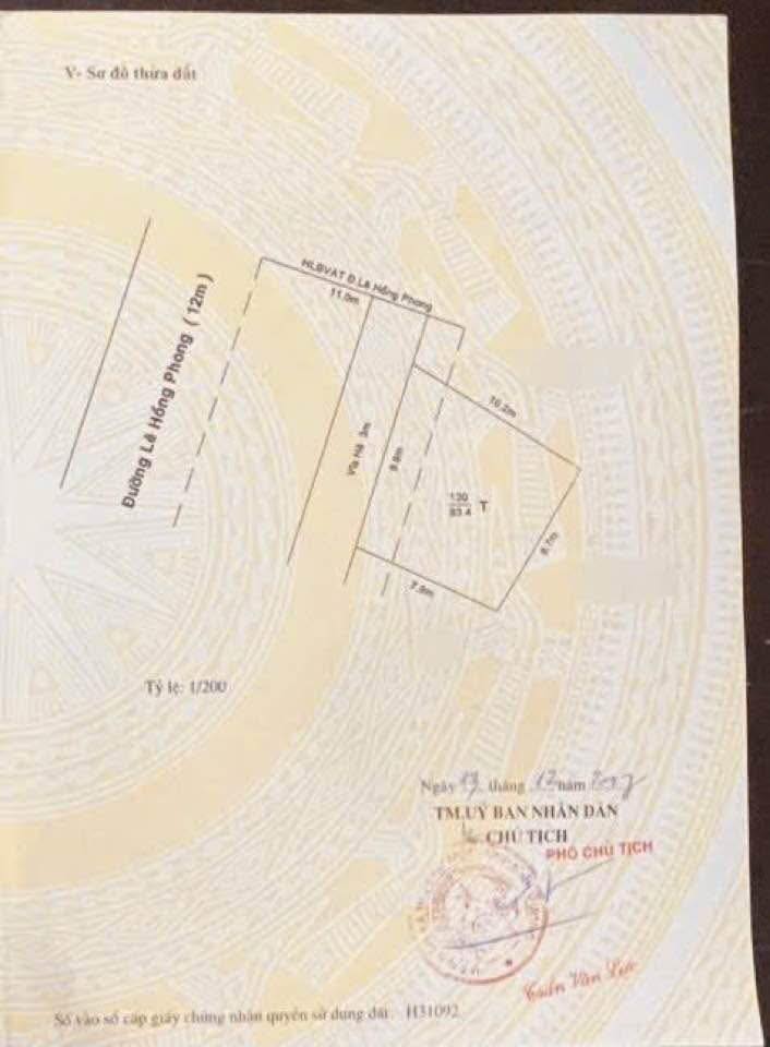 Đất mặt tiền Lê Hồng Phong, Tân Phú 83m² giá 3.5 tỷ - Kinh doanh đa dạng!