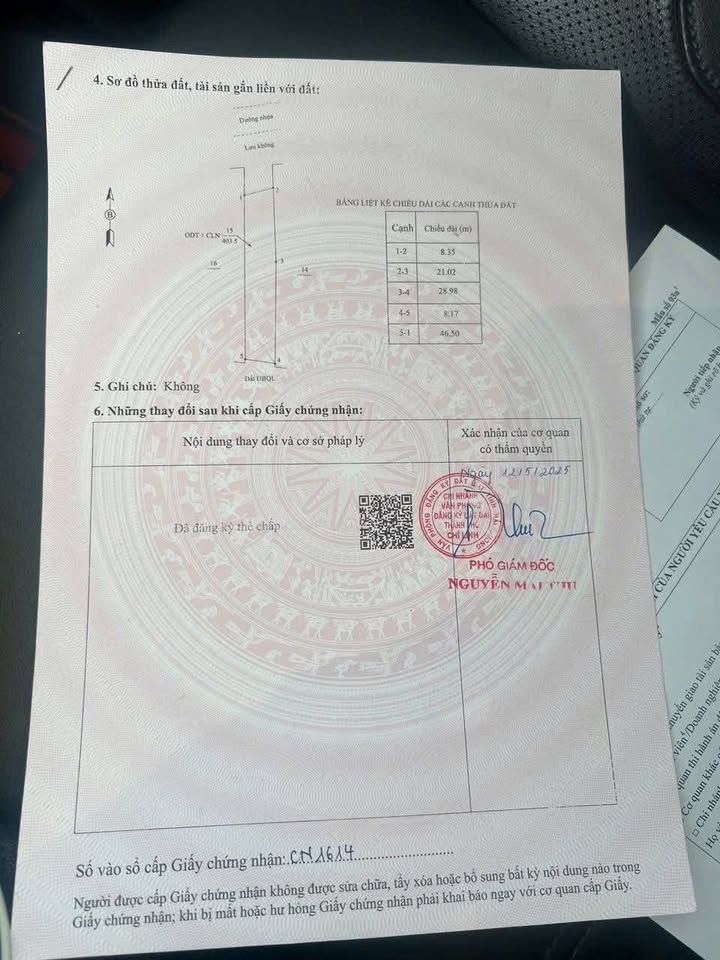 Đất nền Chí Linh 405m², mặt tiền 8m - Đầu tư kinh doanh lý tưởng!