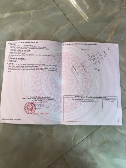 Nhà bán mặt tiền sông tại thị trấn Mỹ Luông, 95m² giá chỉ 1.3 tỷ - Sổ hồng riêng, thương lượng tốt!