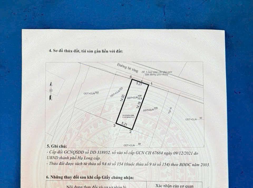 Đất nền Hạ Long 71.5m² giá đầu tư - Sổ đỏ chính chủ, pháp lý đầy đủ!