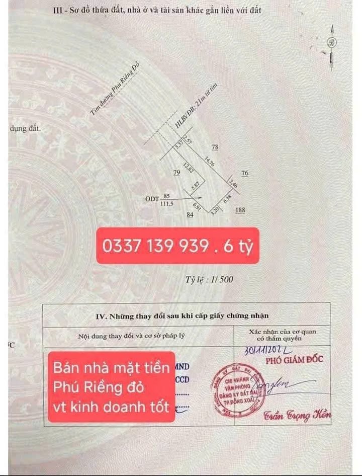 Nhà mặt tiền đường Phú Riềng Đỏ, Đồng Xoài, 111m² - Vị trí kinh doanh đắc địa!