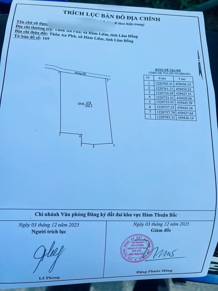 Đất nền 500m² An Phú, Hàm Thuận Bắc - Giá chỉ 399 triệu, cơ hội đầu tư tuyệt vời!