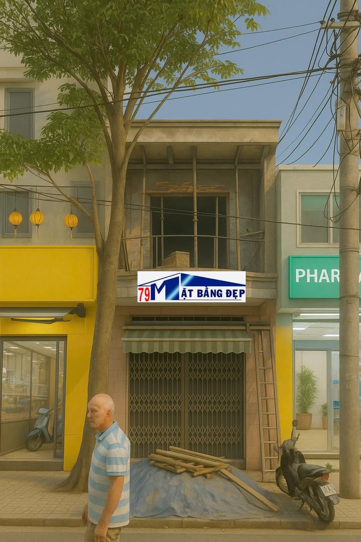 Nhà nguyên căn mặt tiền Nguyễn Thiện Thuật, Nha Trang 63m² giá 90 triệu - Kinh doanh cực tốt!