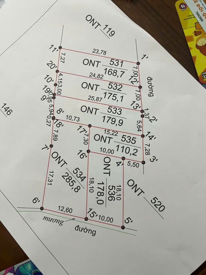 Đất thổ cư xóm 8 Nam Anh 178m² - Cơ hội đầu tư tuyệt vời!