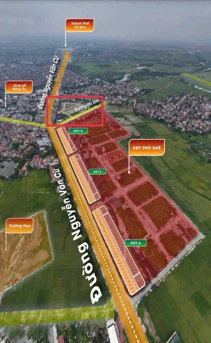 Đất nền KĐT Đại An Phù Khê 97,5m² giá 5,7 tỷ - Cơ hội đầu tư hiếm có!