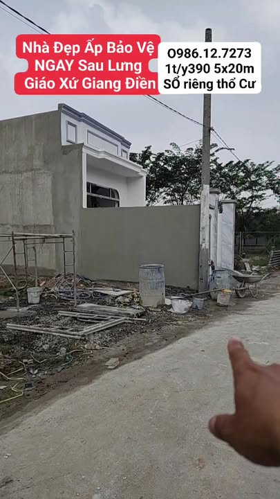 Căn nhà 100m² tại Ấp Bảo Vệ, Xã Giang Điền chỉ 1.39 tỷ - Sổ riêng thổ cư!